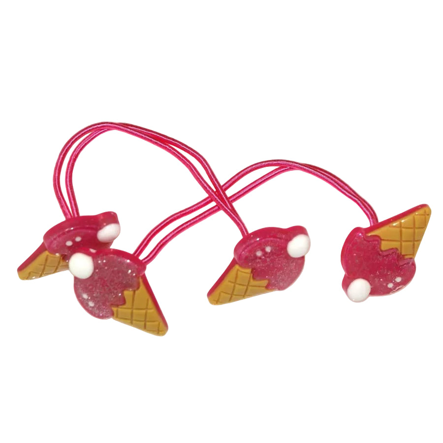 Ice Cream Hair Bobbles Set of 2