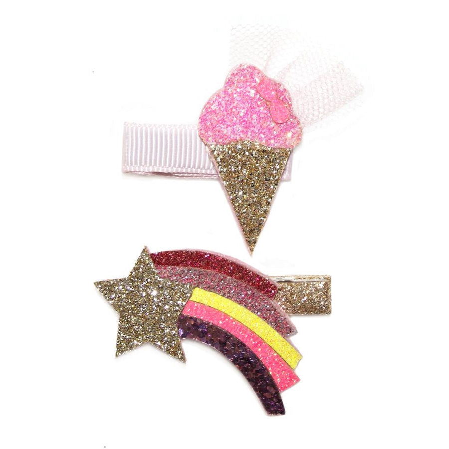 Ice Cream & Shooting Star Clips
