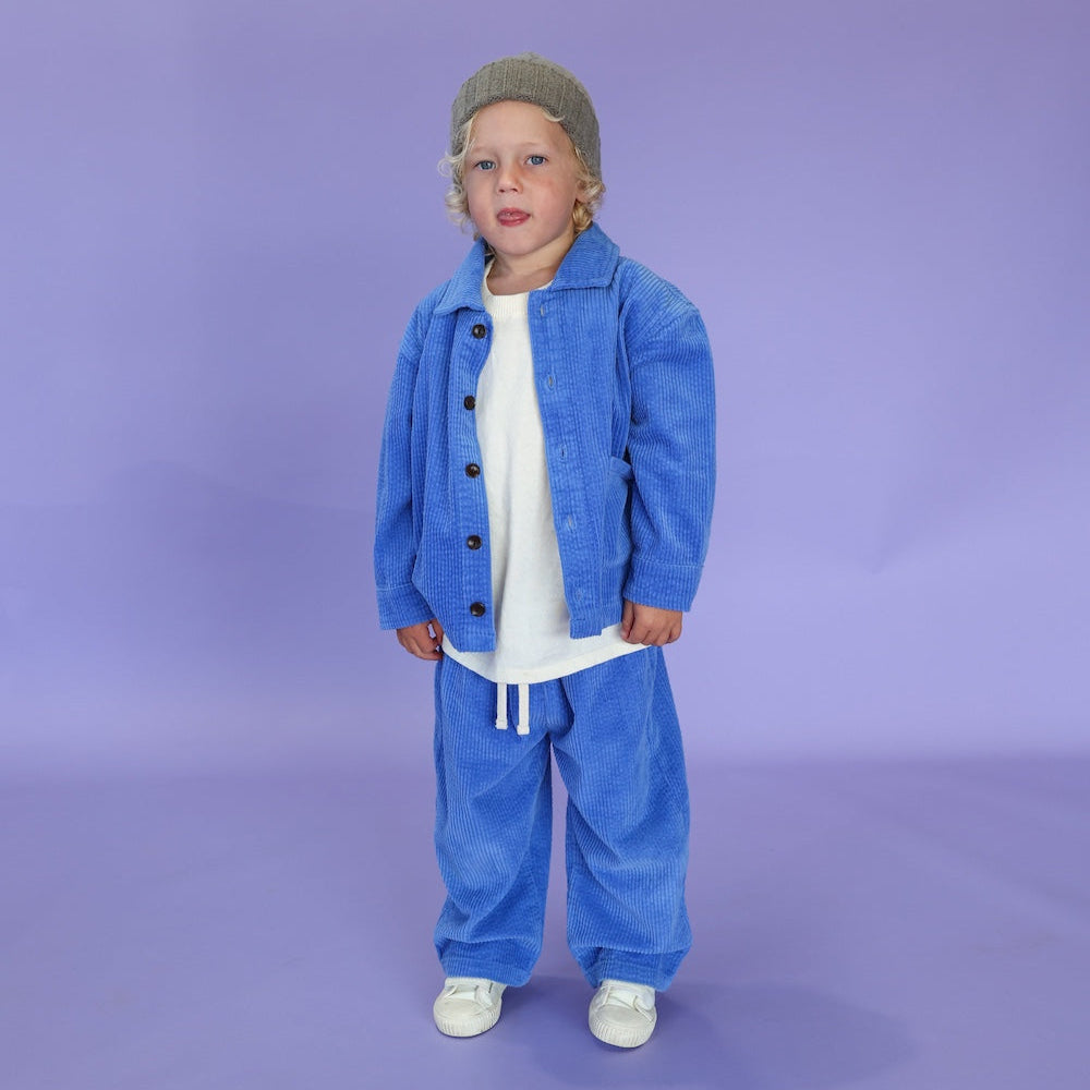 Organic Relaxed Cord Sea Kids Shirt