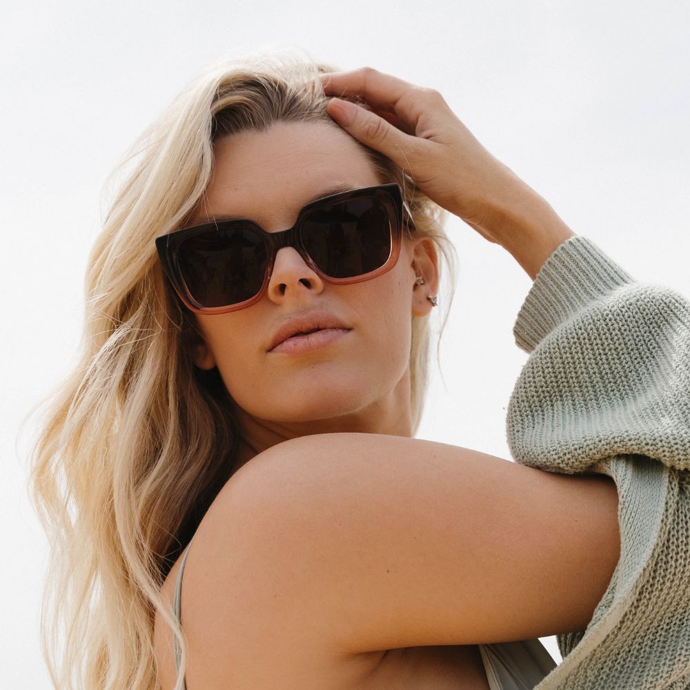 Harper Ombre Brown Plant Based Sunglasses
