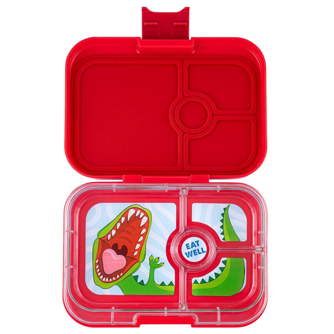 Yumbox Panino 4 Compartment Bento Box Red Dino