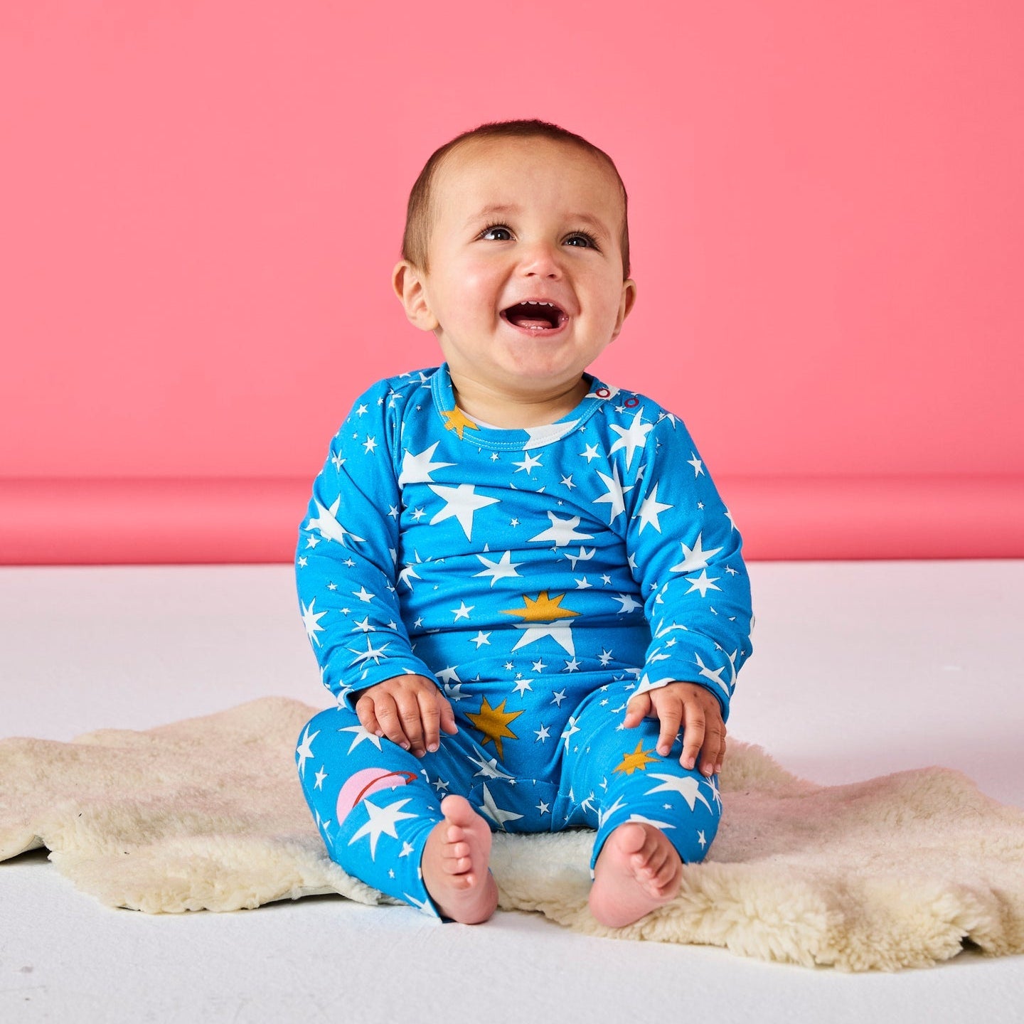 Stars And Moon Organic Drop Crotch Pant