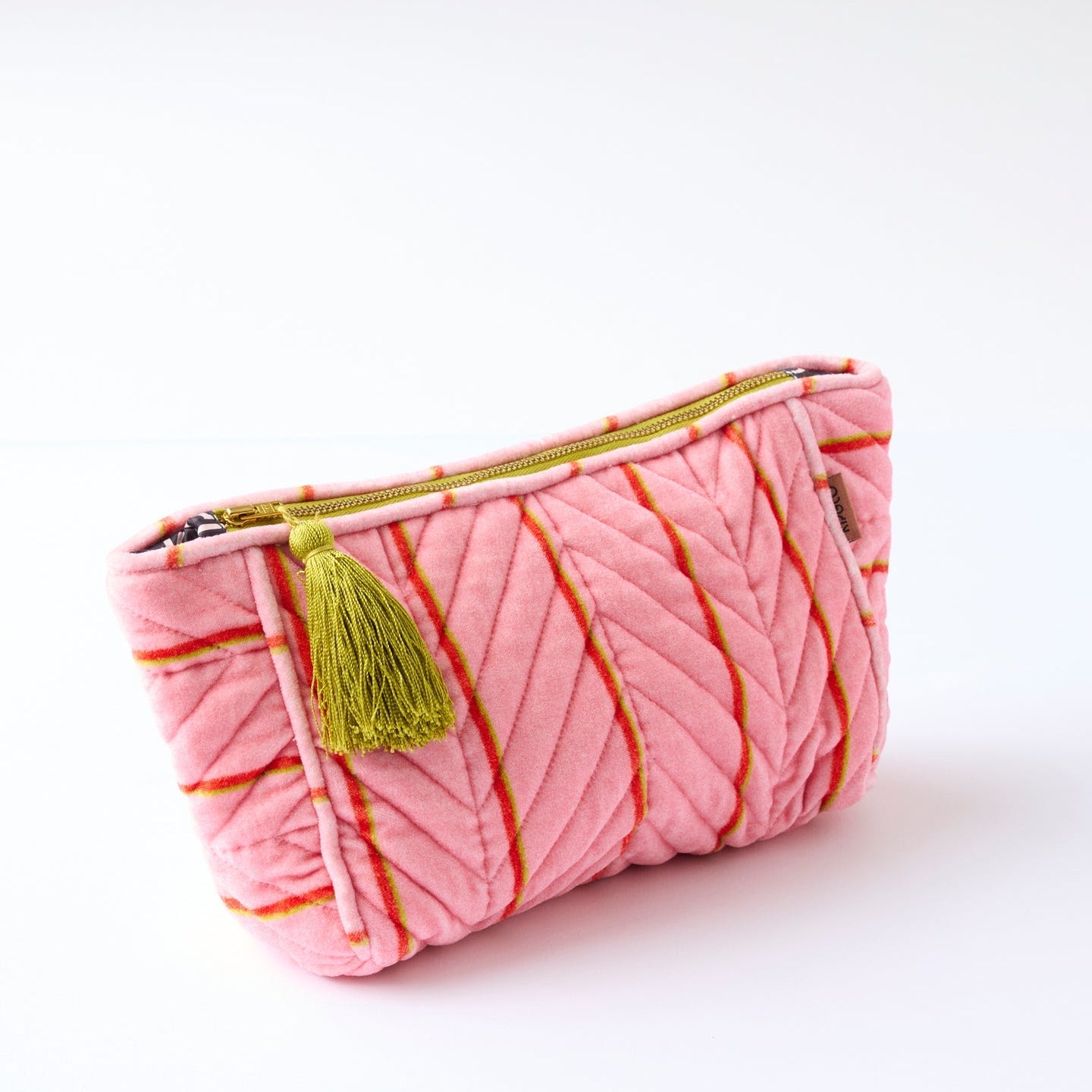 Wategos Soiree Stripe Velvet Toiletry Bag