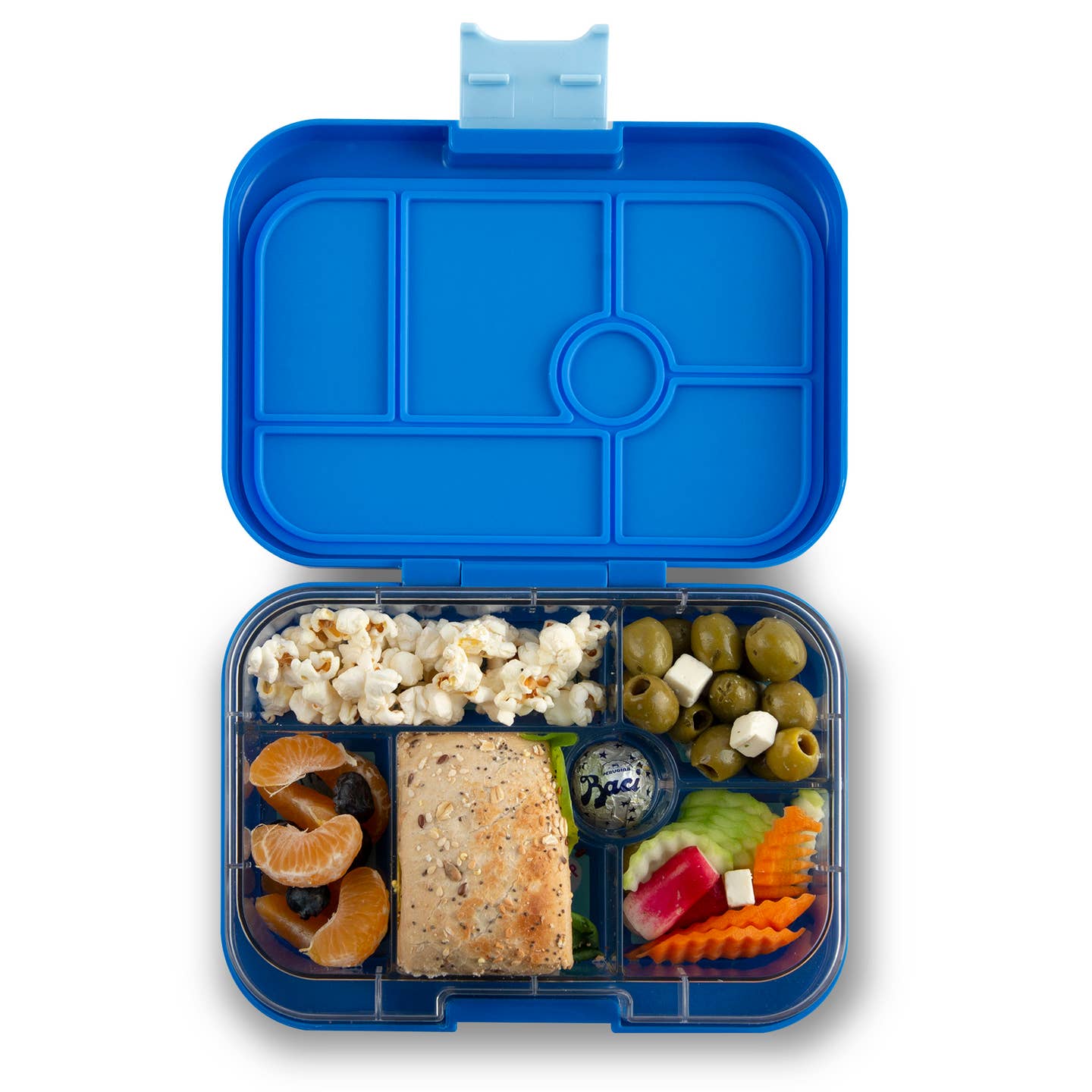 Yumbox Original 6 Compartment Bento Box Blue Monster