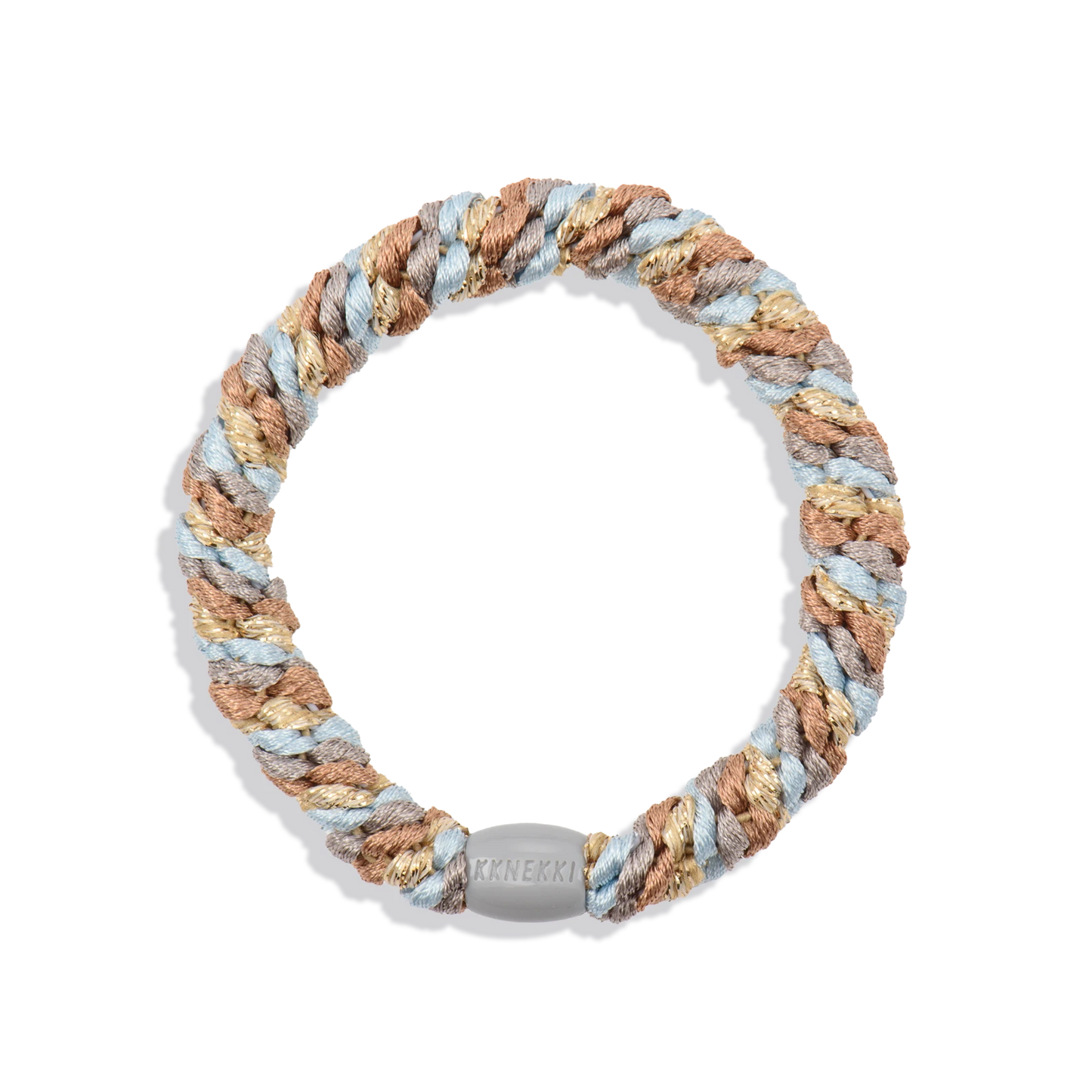 Nougat Baby Blue Mix KKNEKKI Hair Tie
