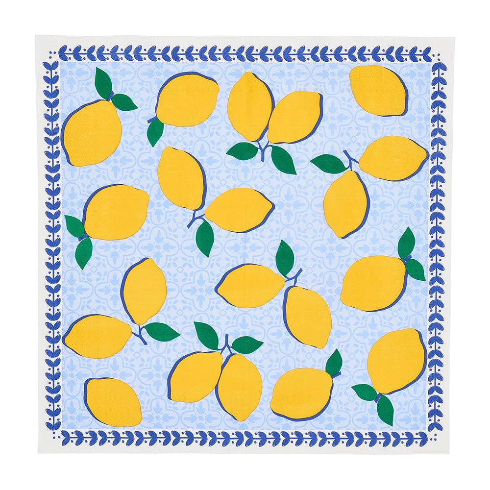 Lemon Paper Napkins