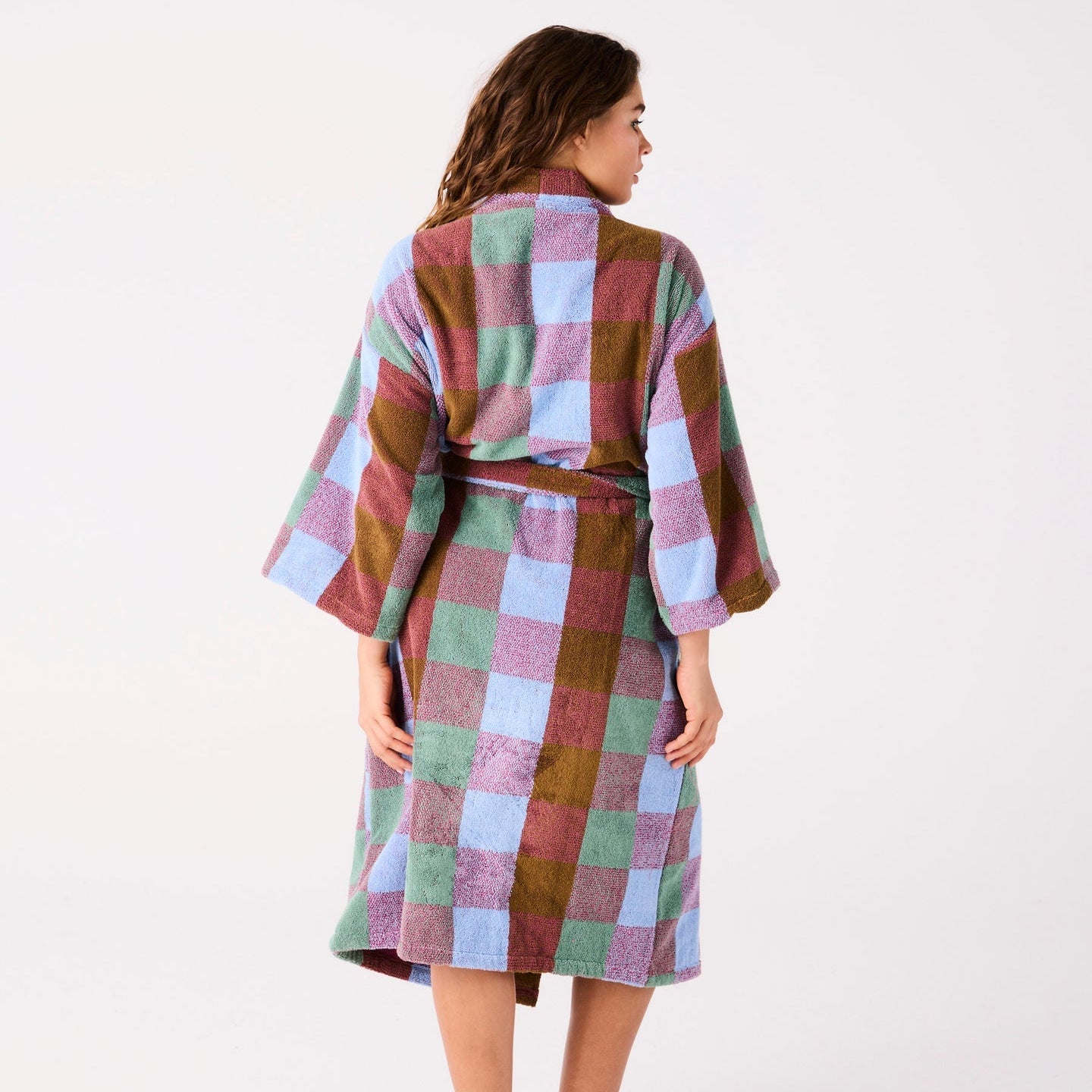 Bondi Tartan Terry Bath Robe
