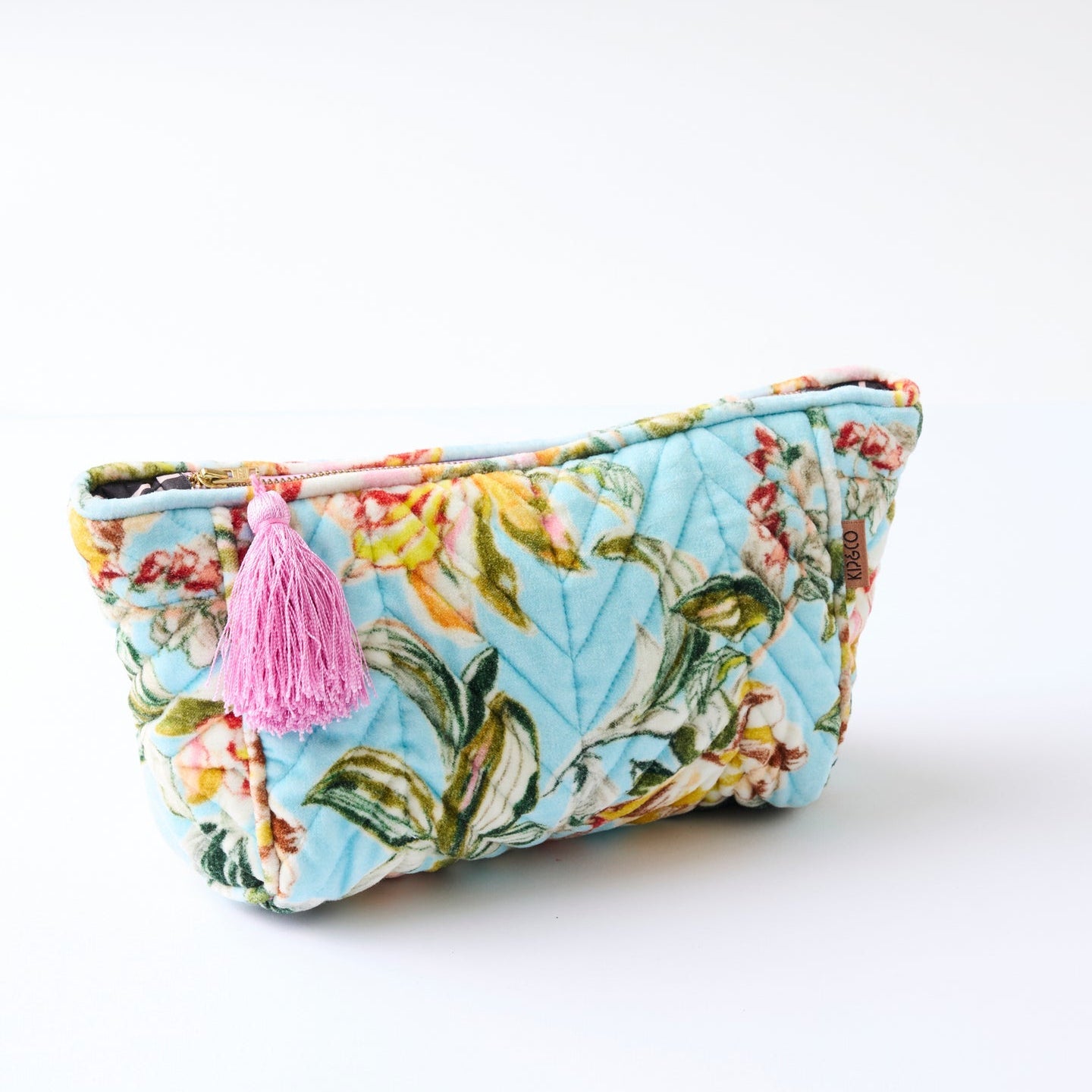 Somerset Blue Velvet Toiletry Bag