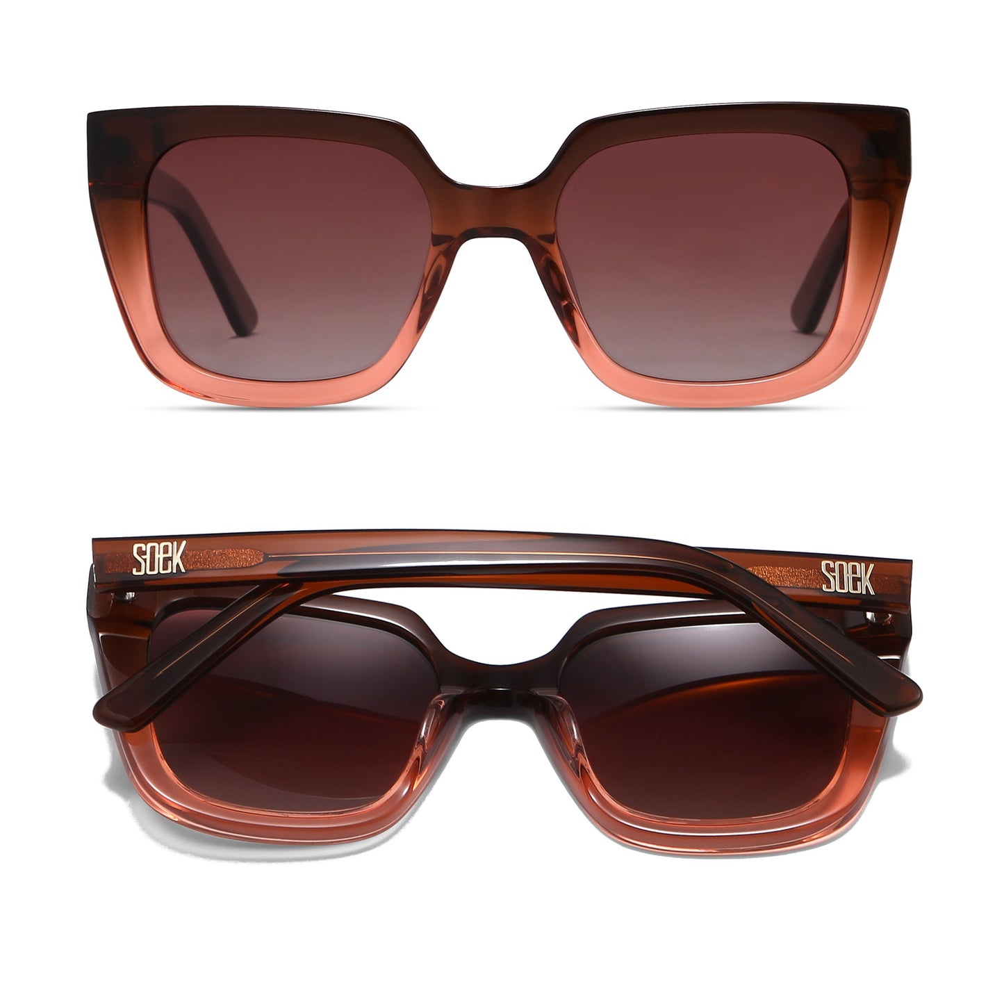 Harper Ombre Brown Plant Based Sunglasses