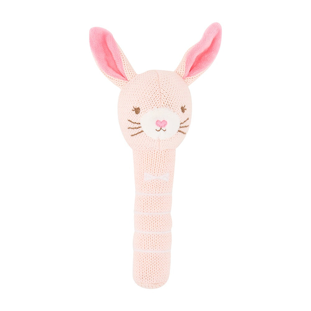 Knit Rattle Bunny