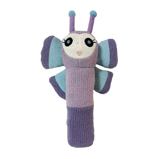 Knit Rattle Butterfly