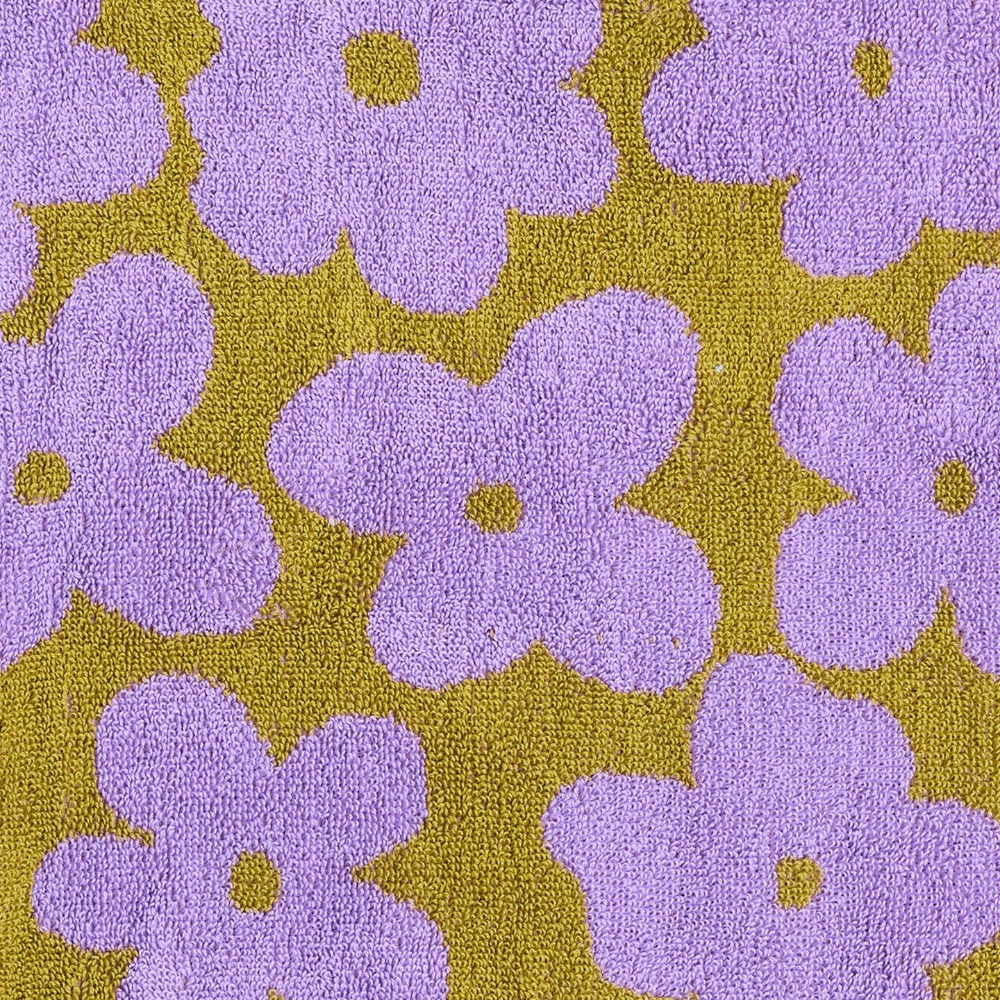 Big Flower Terry Bath Towel