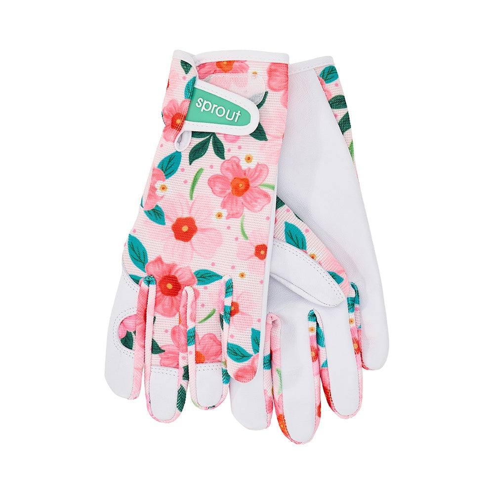 Goatskin Garden Gloves Meadow Blush