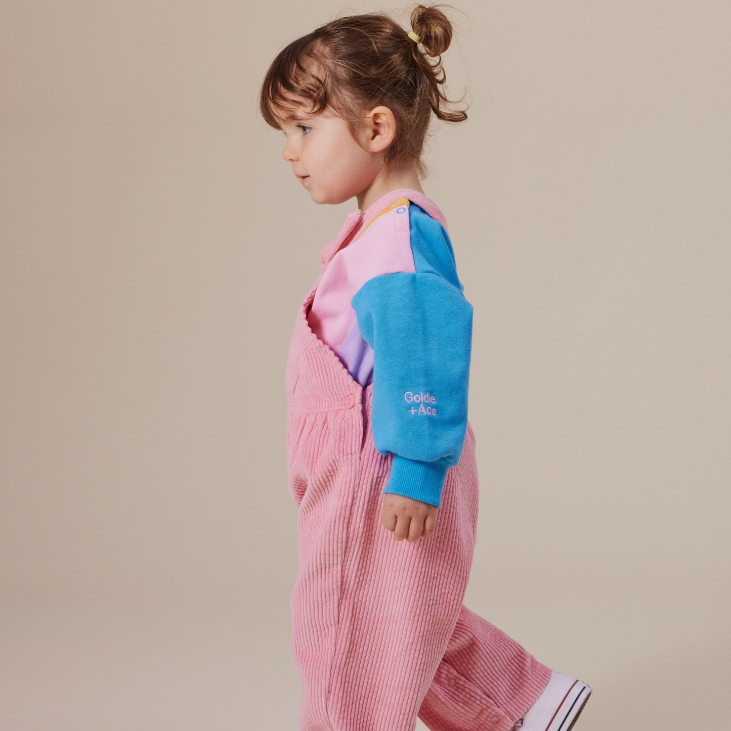 Sammy Corduroy Sweet Pea Baby Overalls