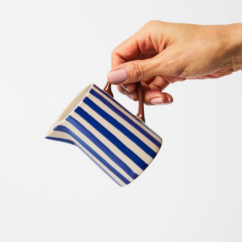 Bloomie Blue Milk Jug