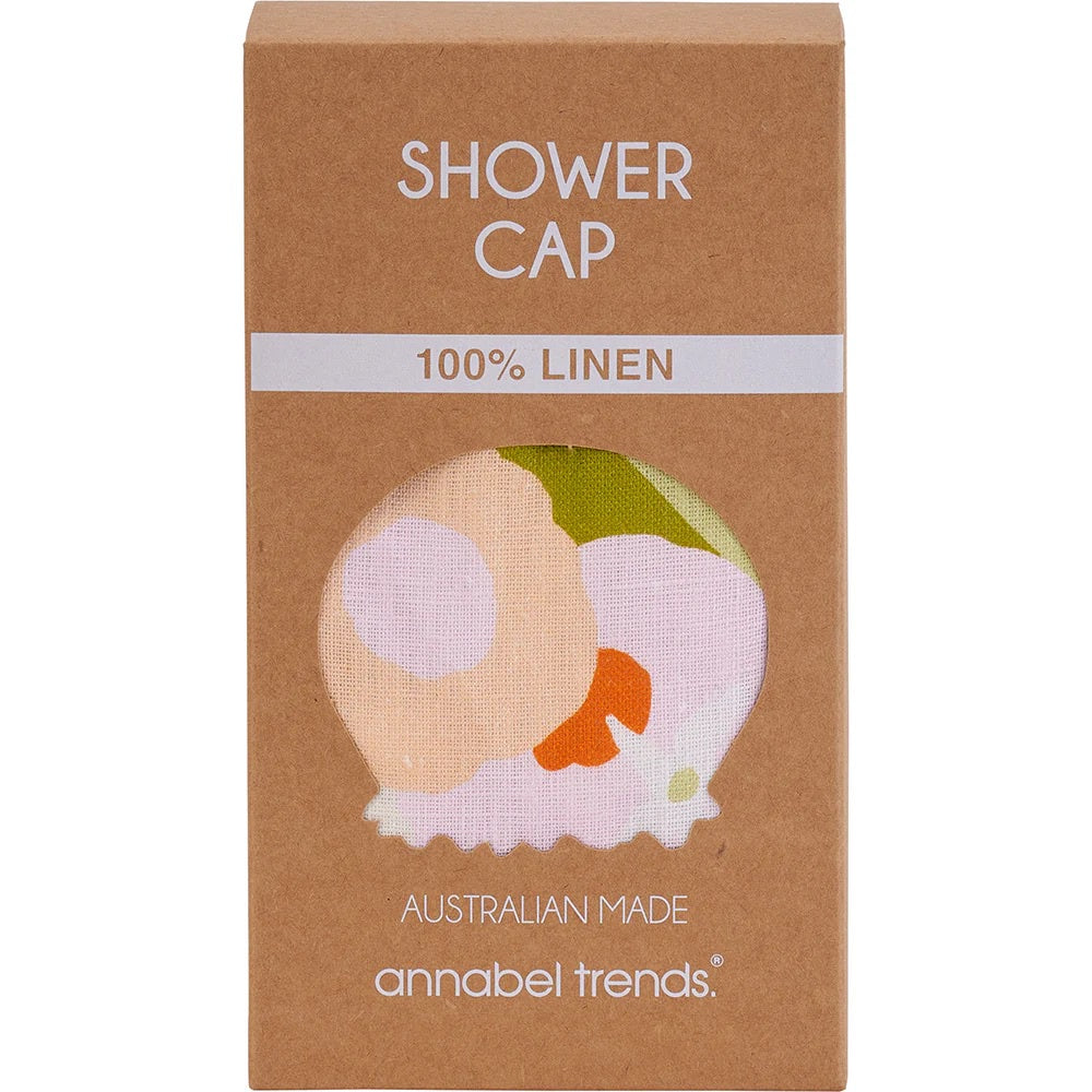 Linen Shower Cap Tutti Frutti