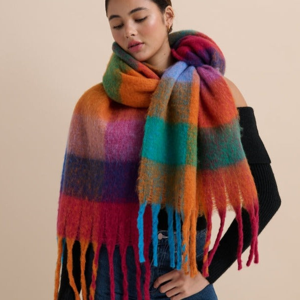 Mia Check Scarf