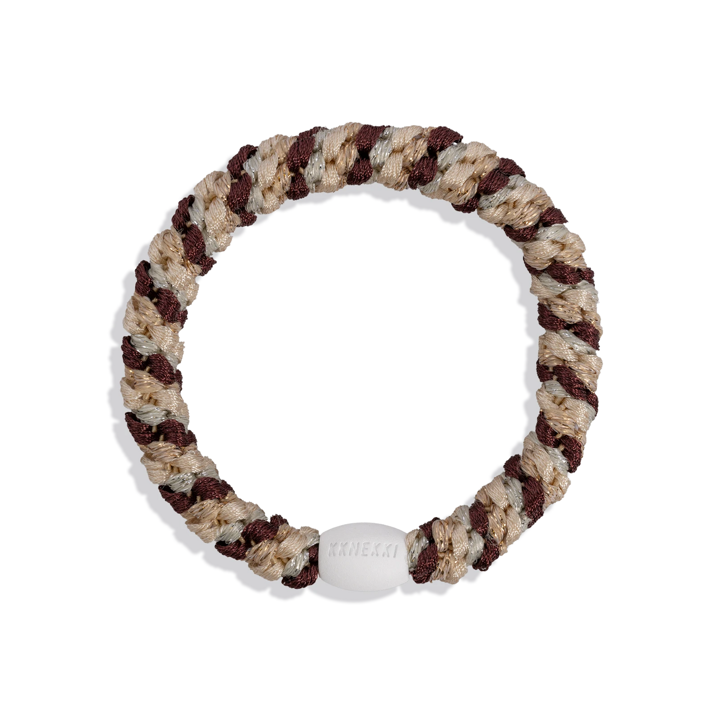 Mix Wheat Dark Rust Glitter KKNEKKI Hair Tie
