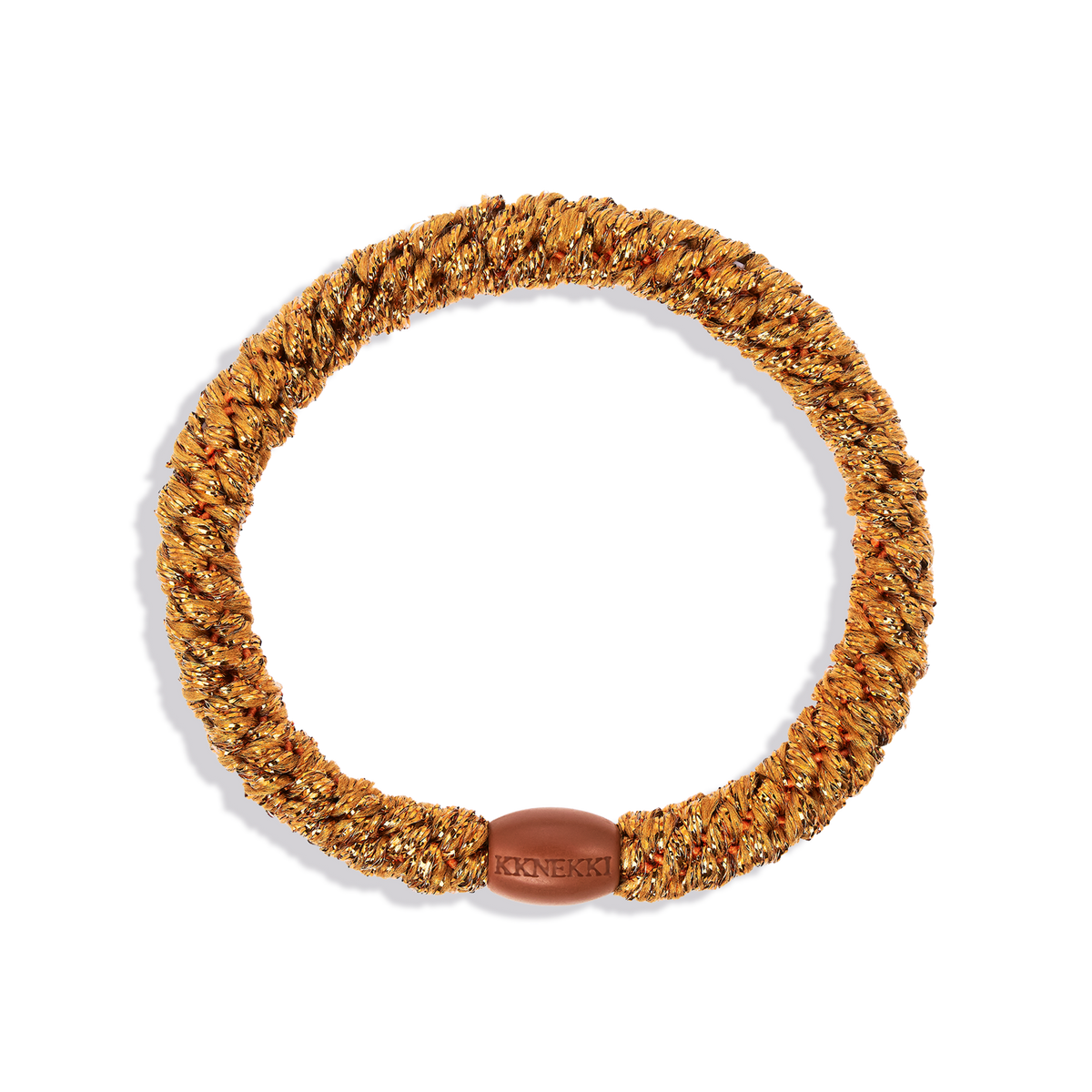 Burned Terracotta Glitter KKNEKKI Hair Tie