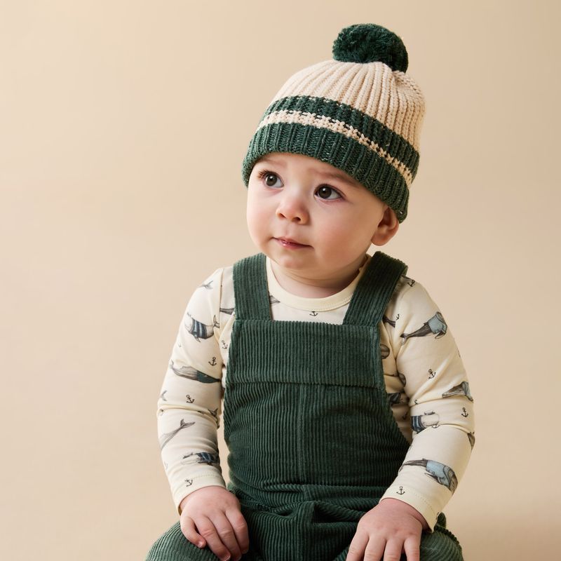 Woolly Whales Organic Bodysuit