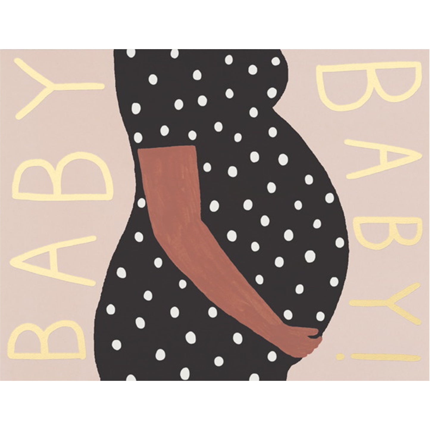 Baby Bump Greeting Card