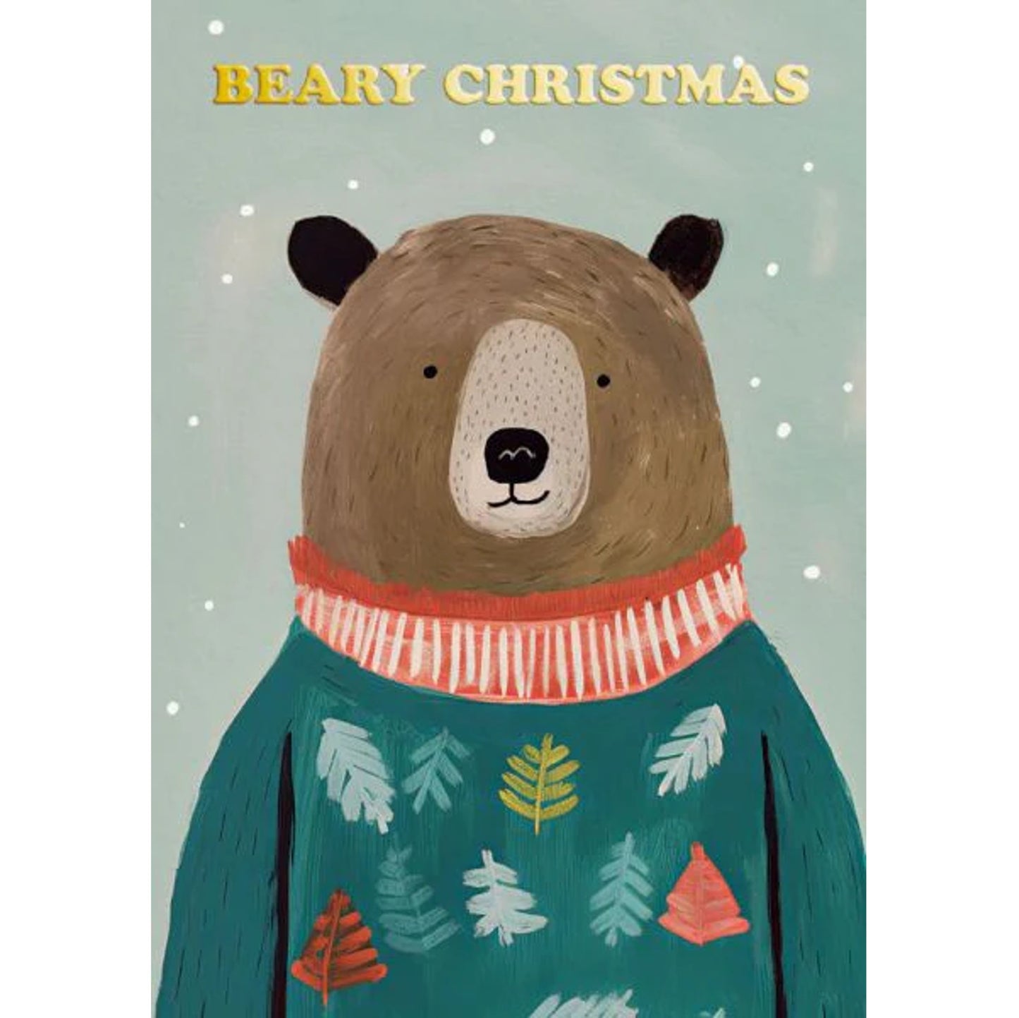 Beary Christmas Greeting Card