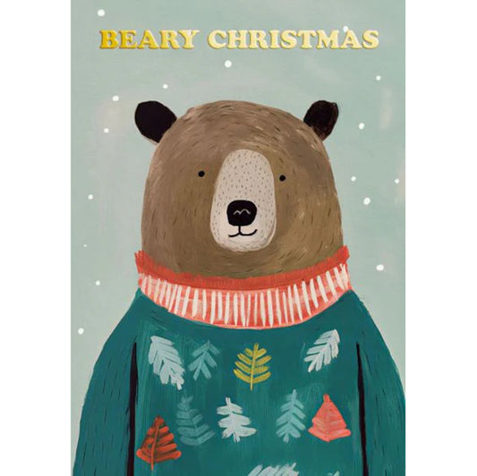 Beary Christmas Greeting Card