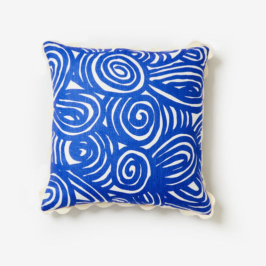 Landscape Yves Klein Blue Cushion