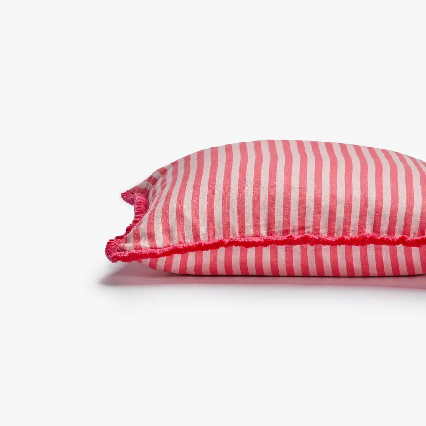 Pinstripe Rose Cushion