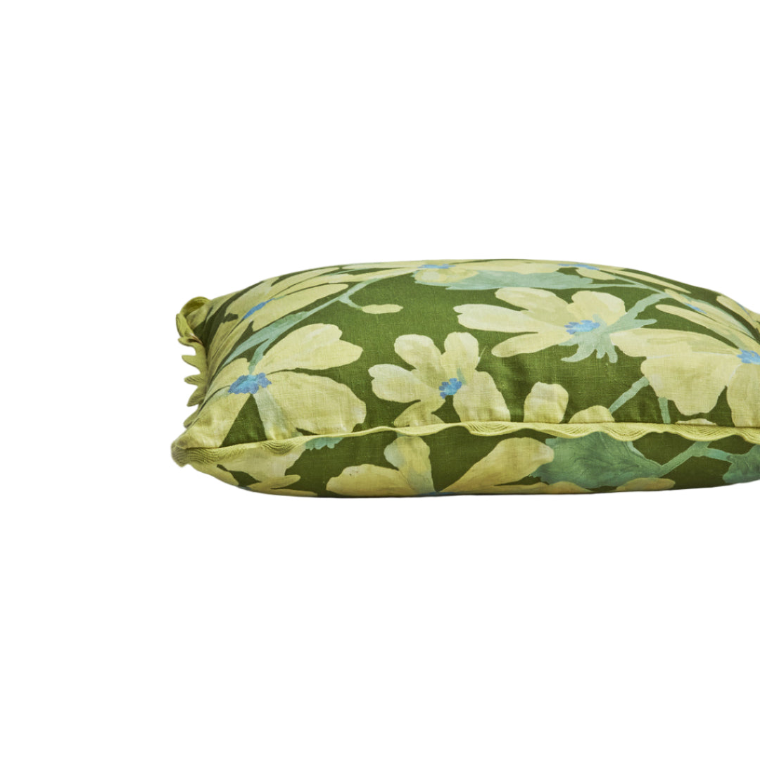 Violet Khaki Cushion