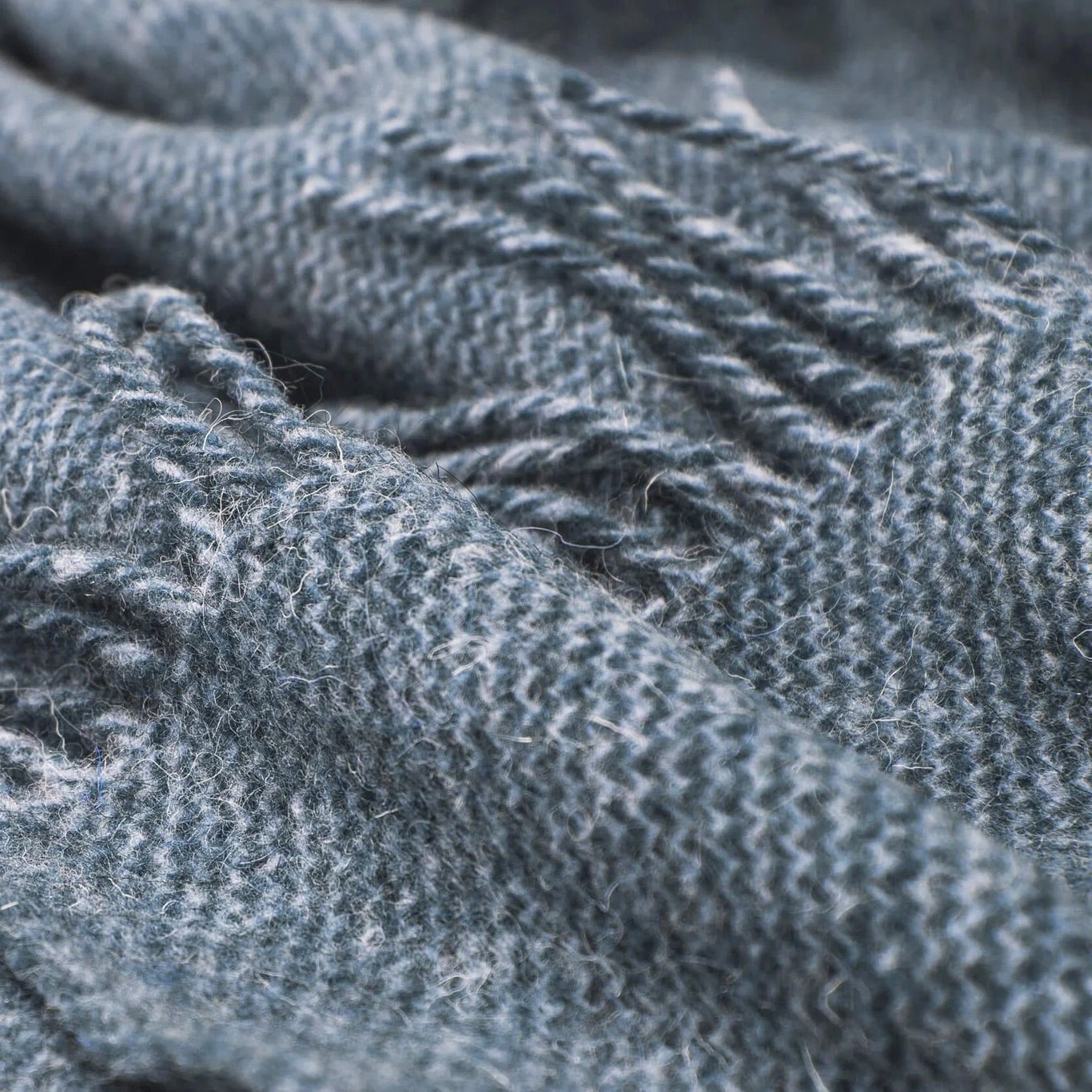 New Zealand Wool Throw - Navy