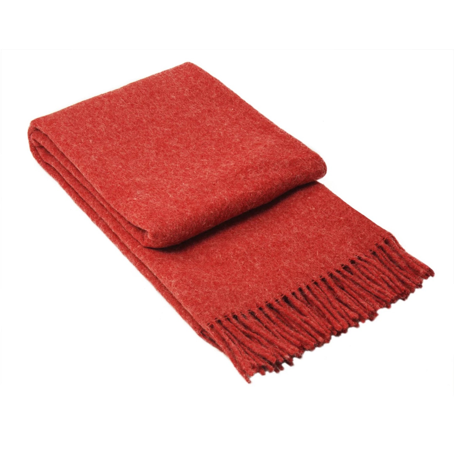 New Zealand Wool Blanket - Cherry