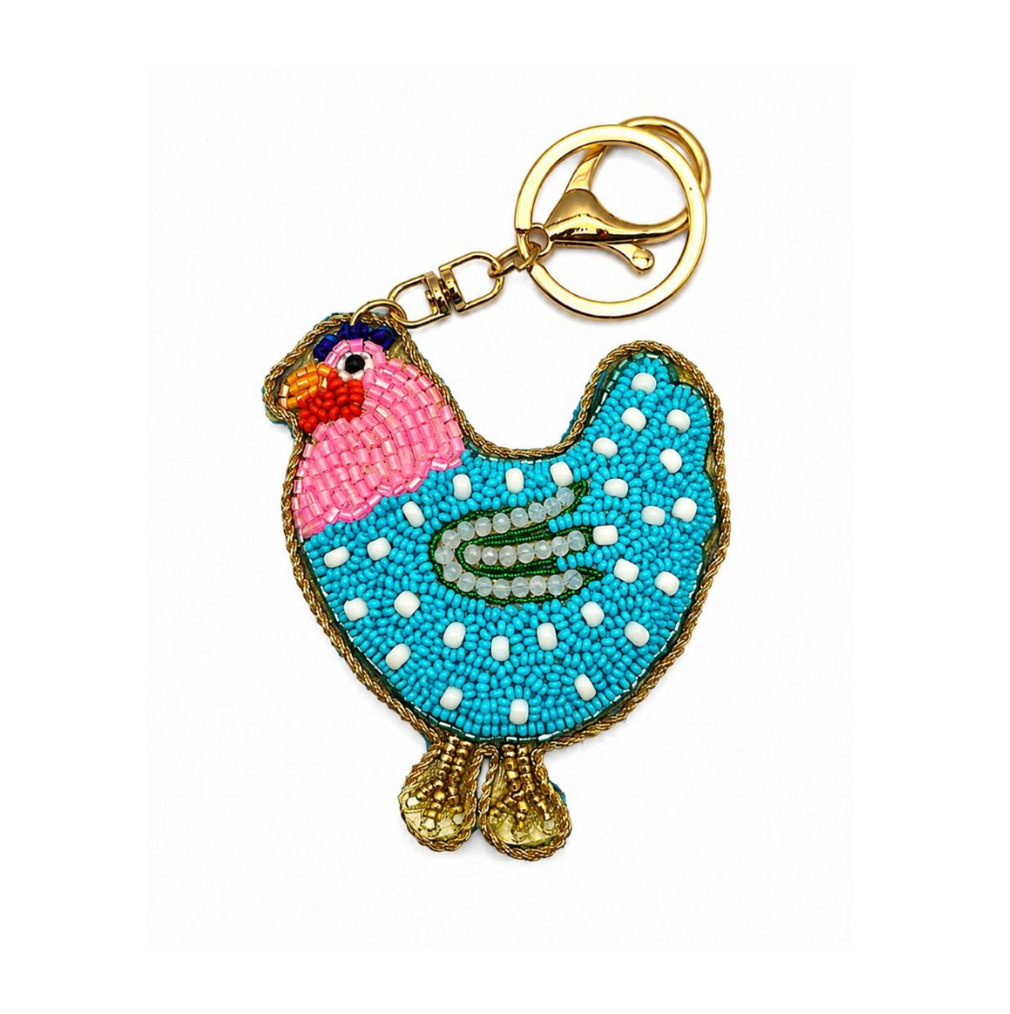 Flo Beaded Keyring
