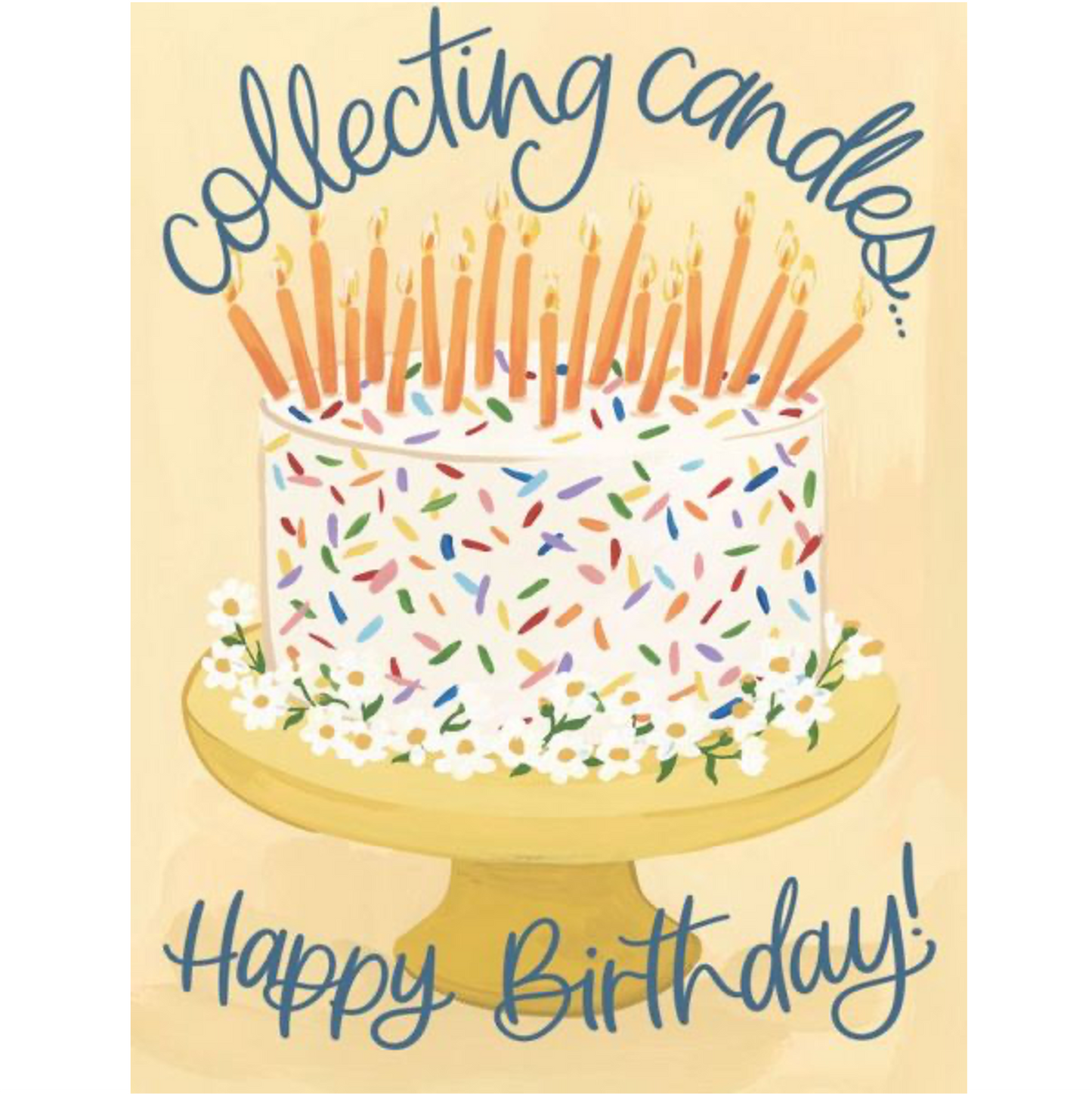 Collecting Candles Greeting Card