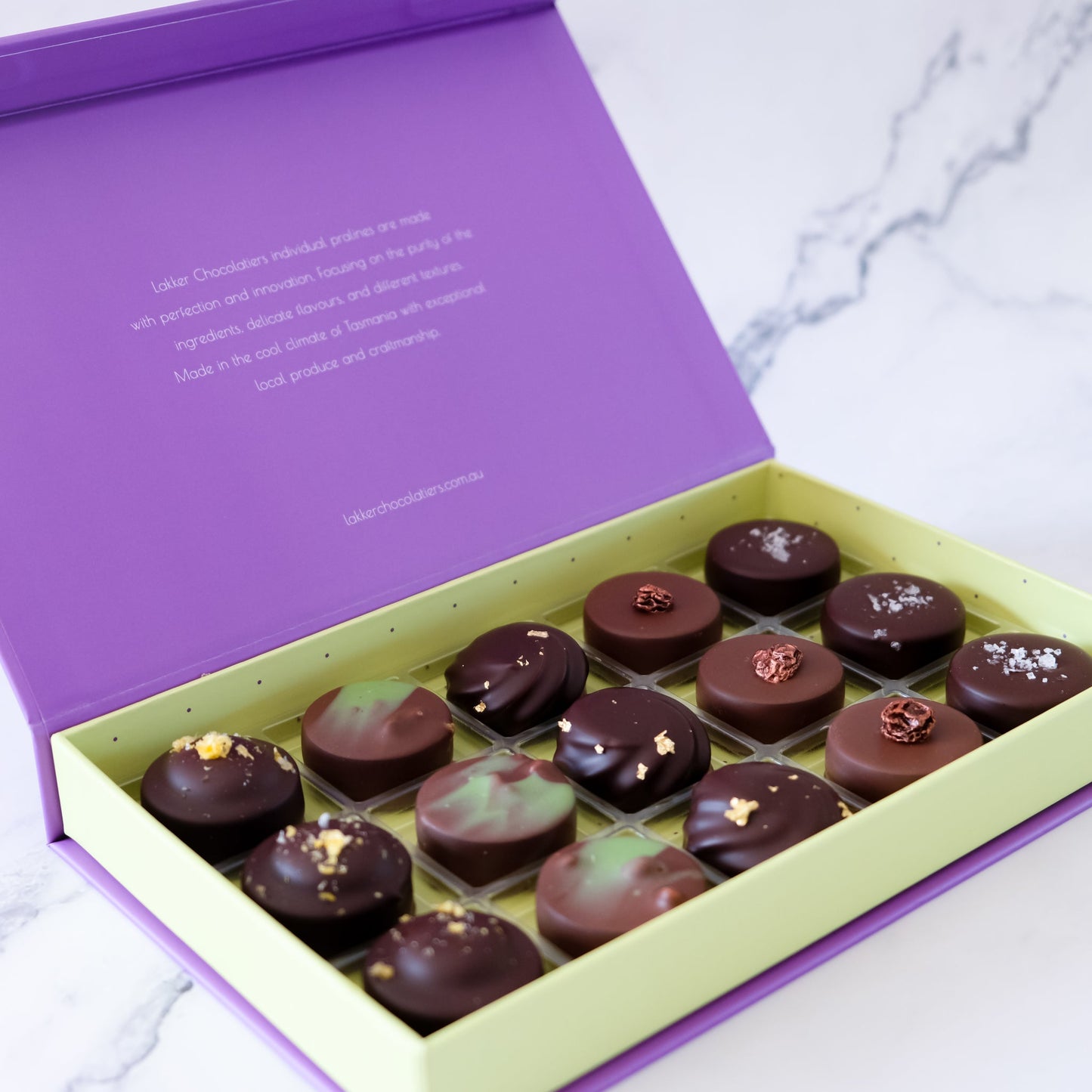 Tasmanian Chocolatier Selection 15 Pieces