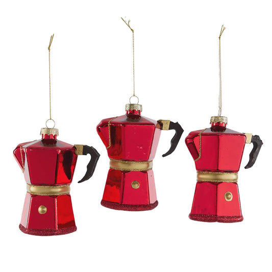 Espresso Coffee Maker Decorations Set of 3