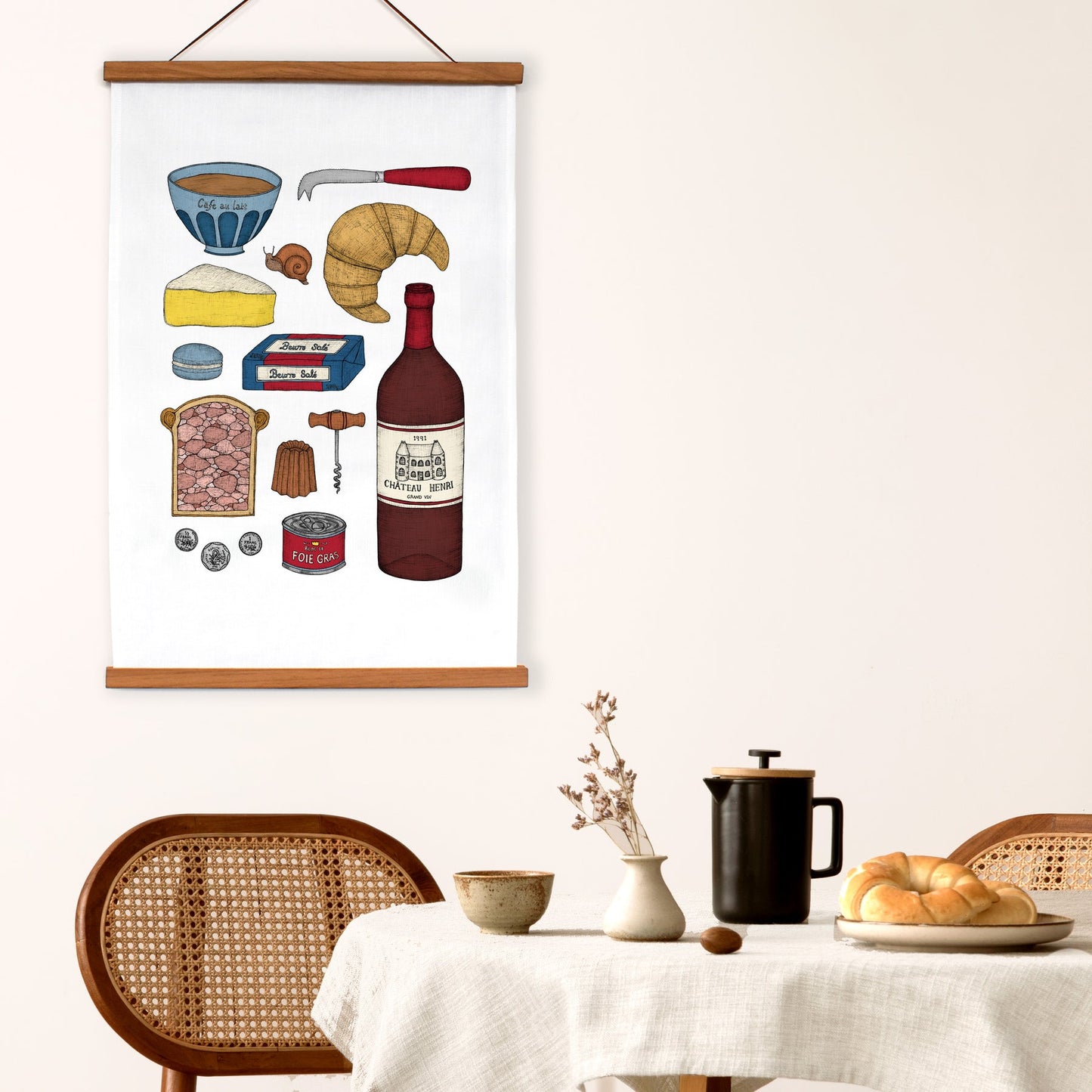 French Kitchen Tea Towel