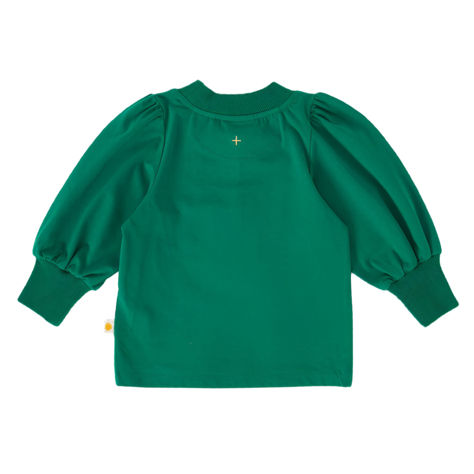 Eden Embroidered Puff Sleeve Kids Top