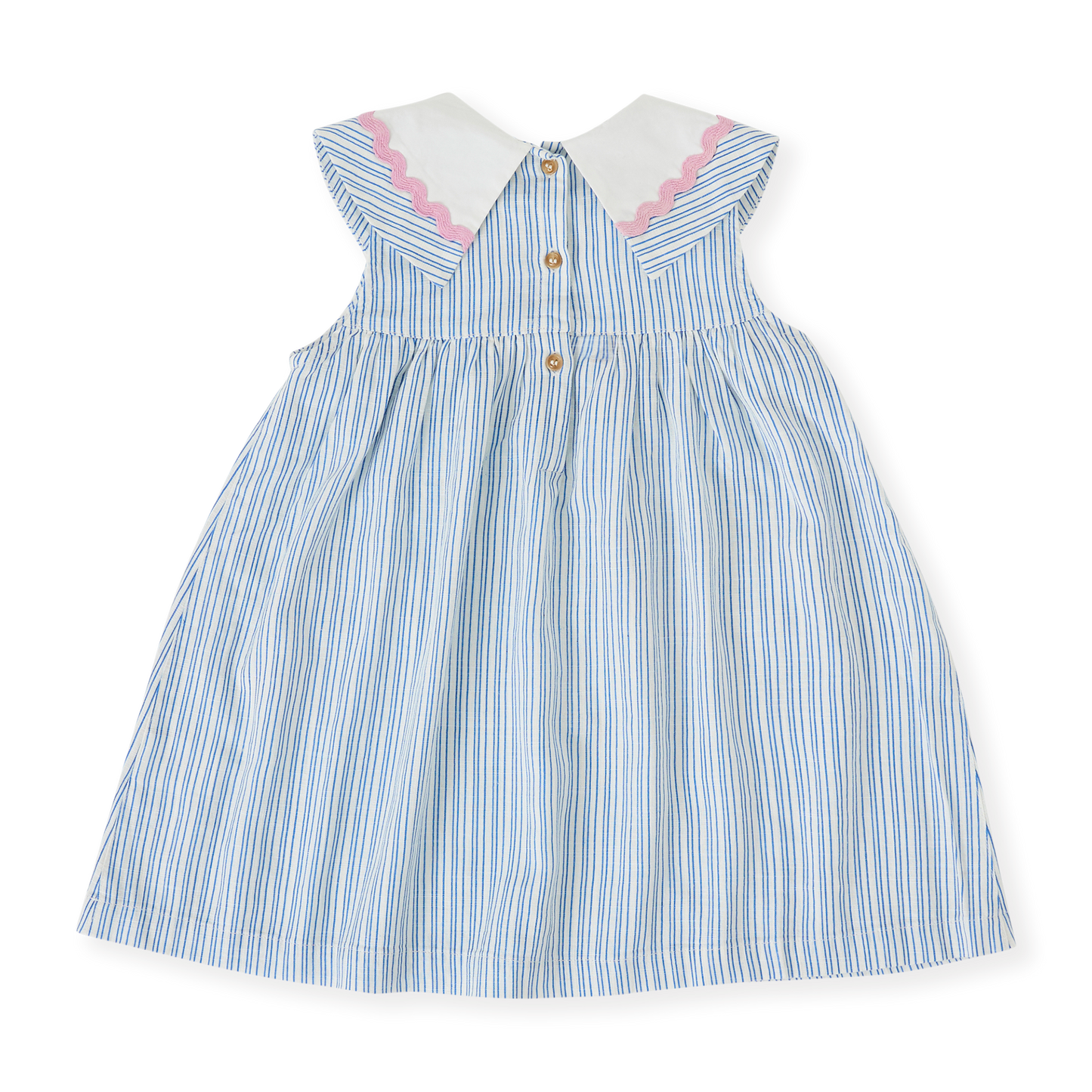 Sailor Stripe Lucy Collared Kids Dress