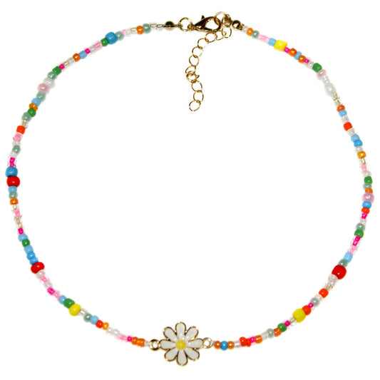Daisy Multi Bead Necklace