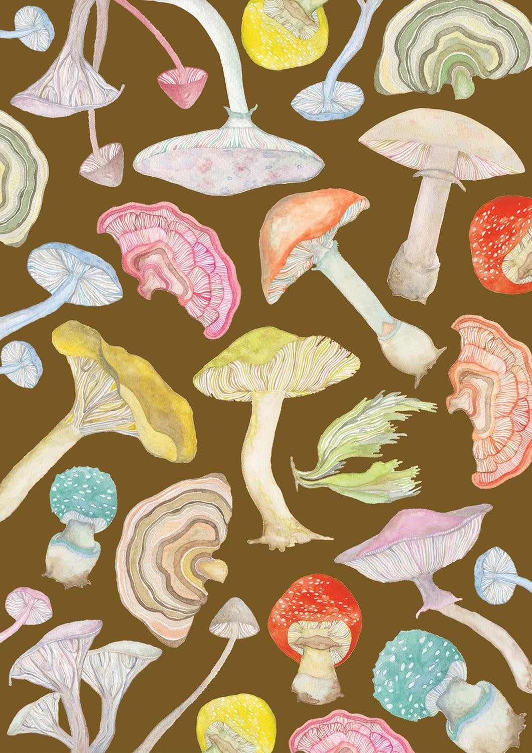 Autumn Forage Greeting Card