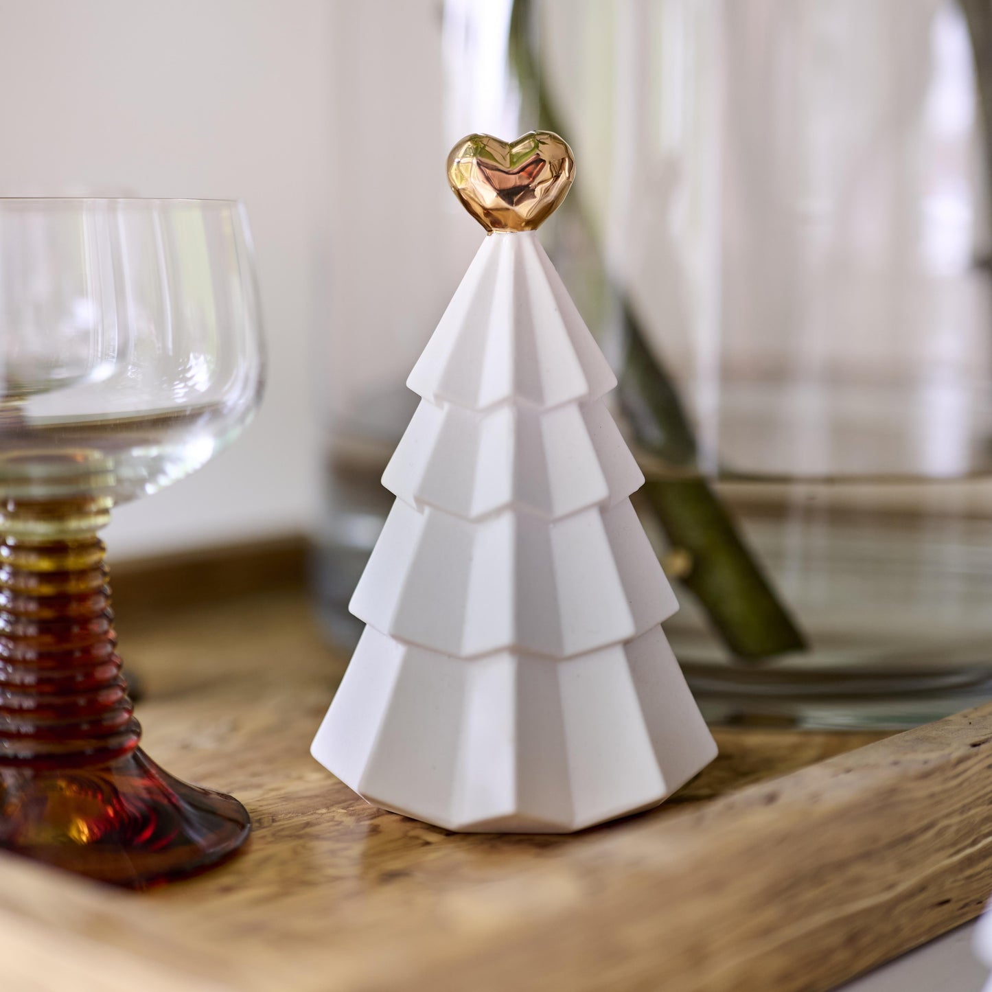 Christmas Tree with Gold Heart