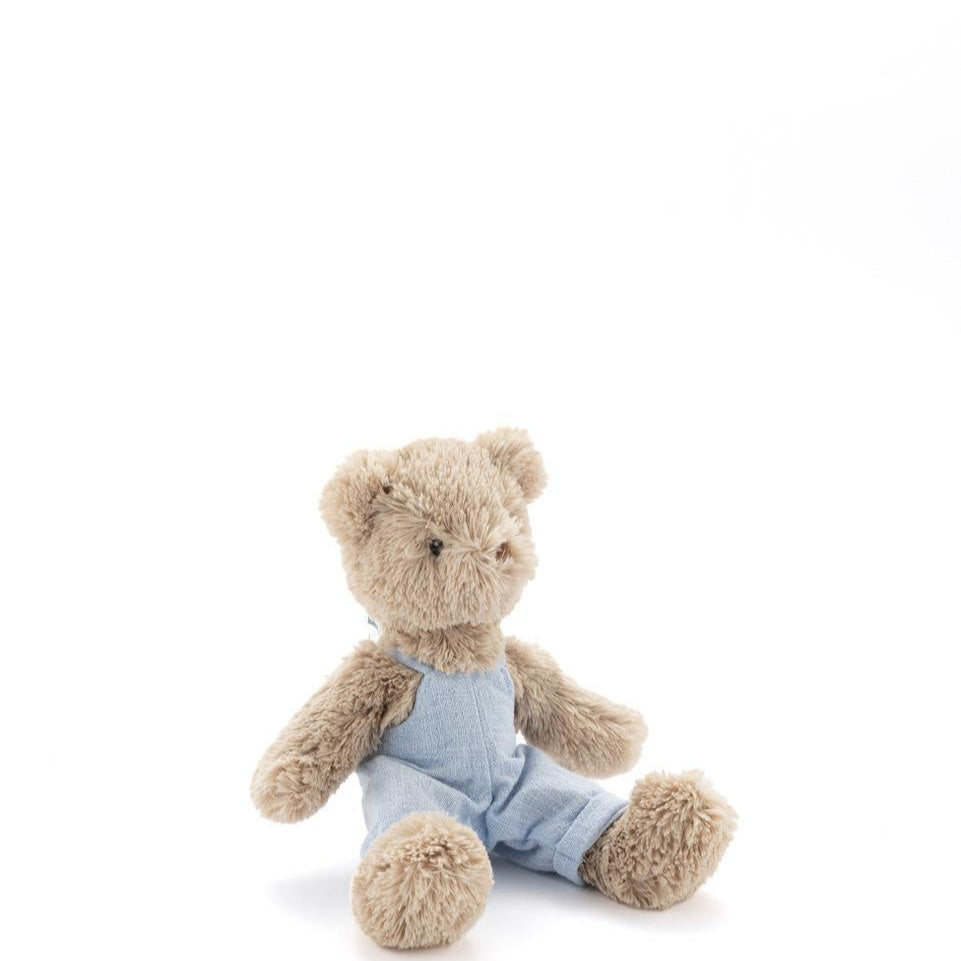 Baby Honey Bear - Baby Blue Overalls