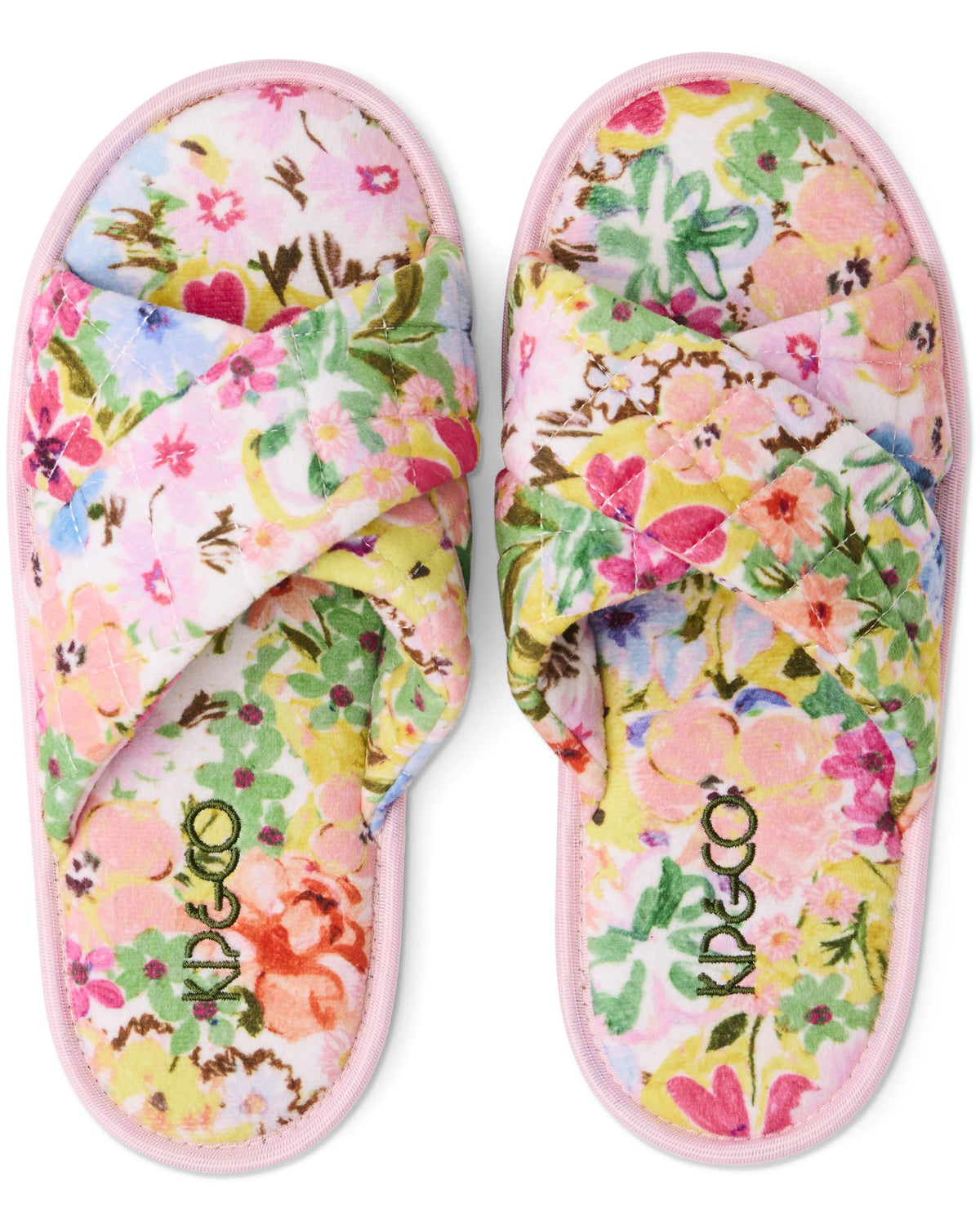 Alfresco Quilted Velvet Adult Slippers