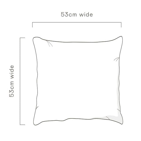 Fallen Gum Linen Cushion With Feather Insert
