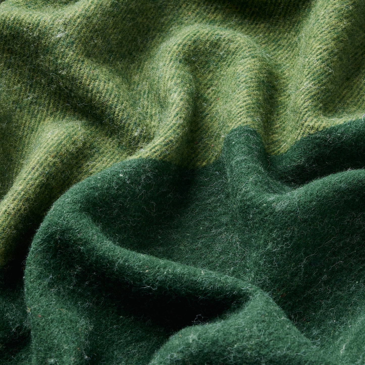 Horizon Moss Recycled Wool Throw