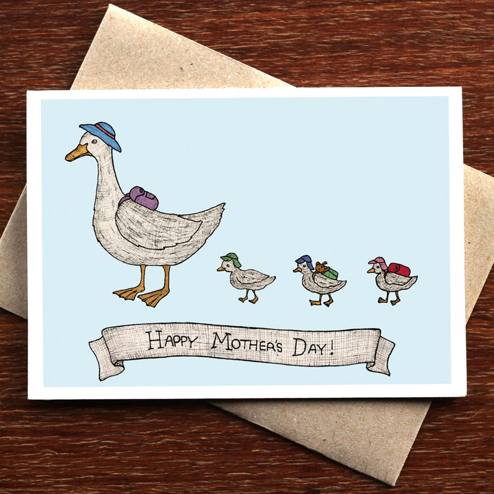 Mother's Day Ducks Greeting Card