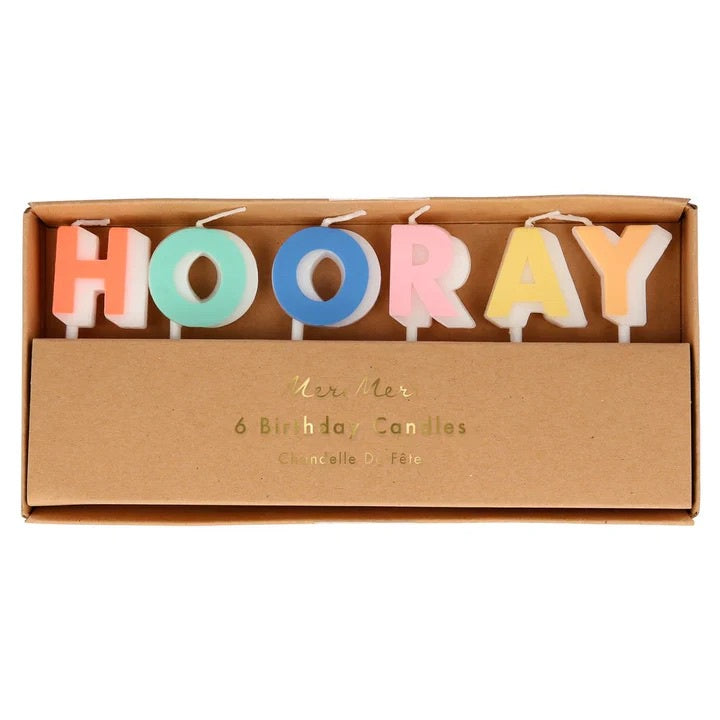 Hooray Candle Set (Pack of 6)