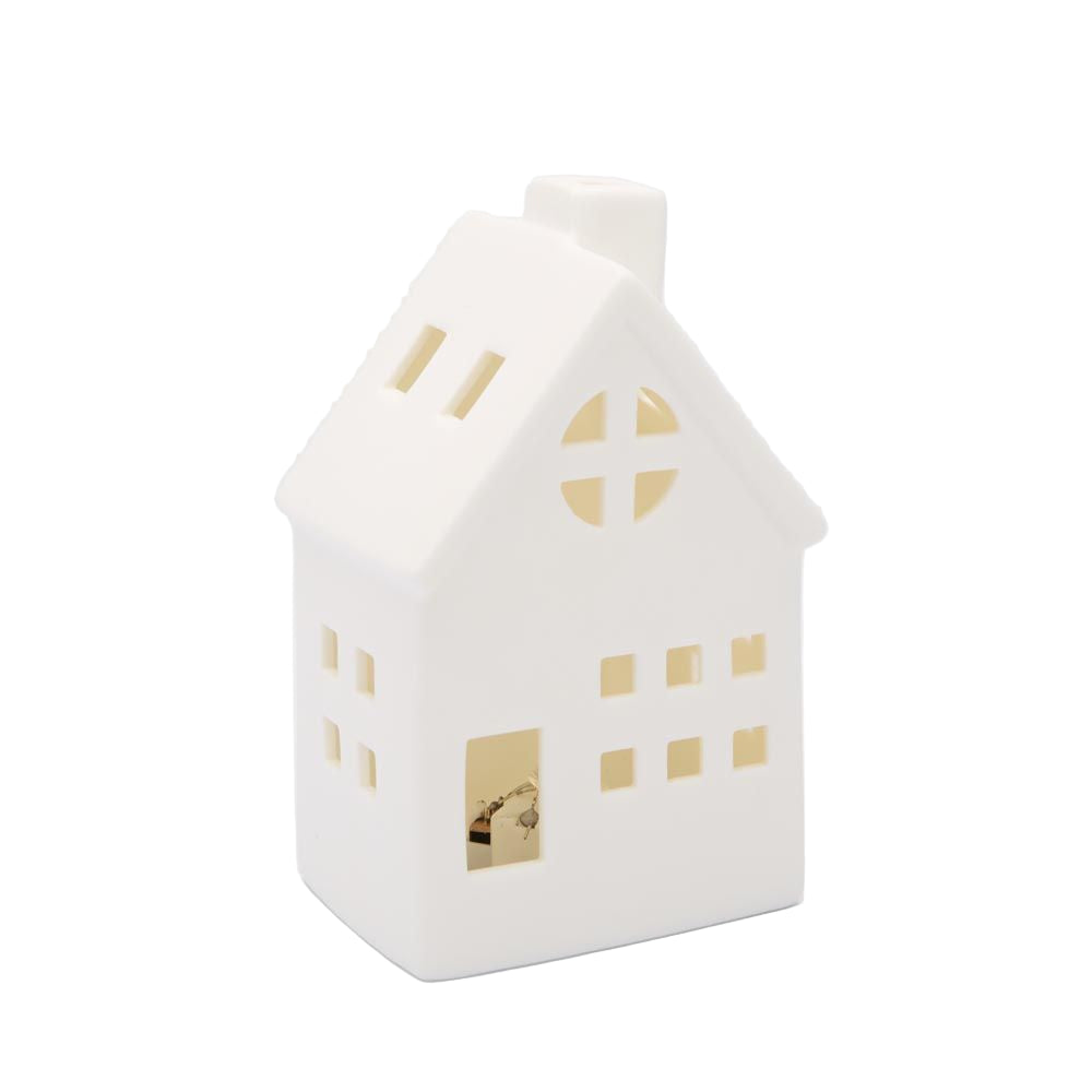 Light Up Porcelain House Small