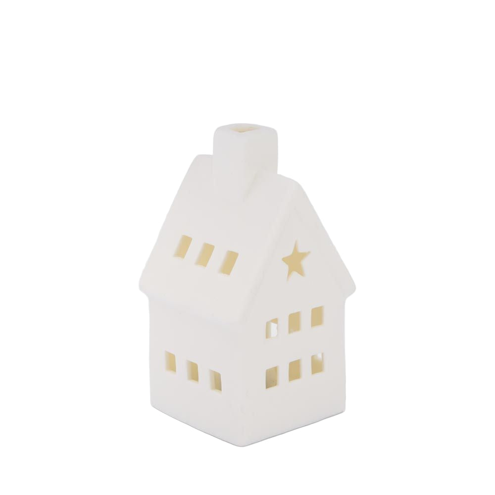 Light Up Porcelain House Extra Small